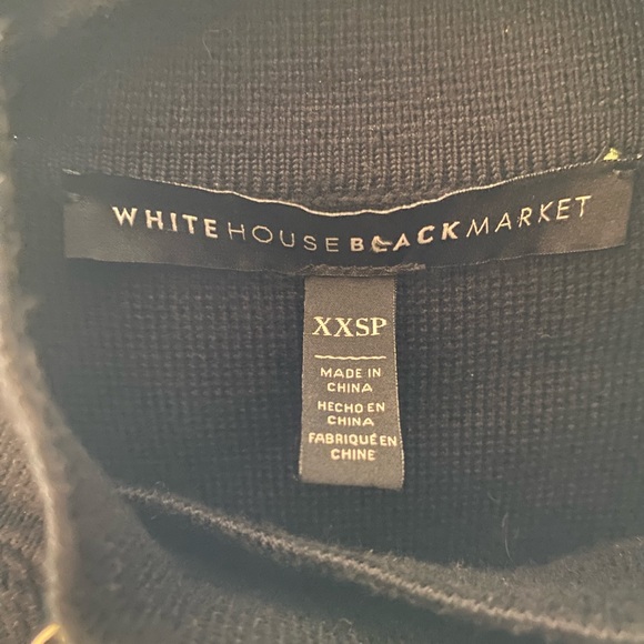 WhiteHouse Black Market Womens Dressy Work Attire Short Jacket XXS/433/10PTS - Picture 4 of 5